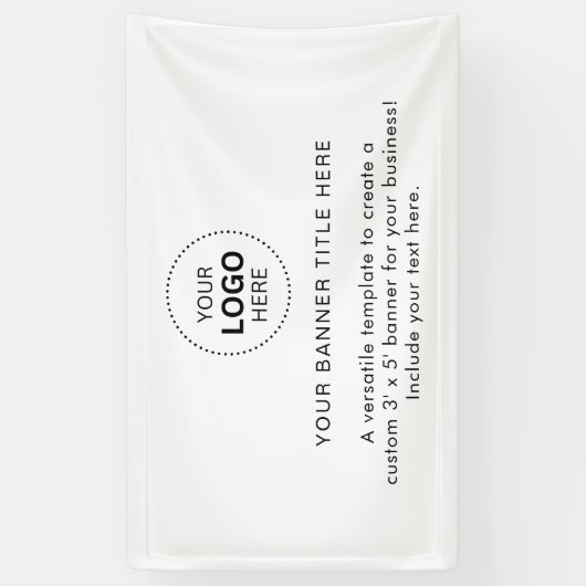 Firmenlogo mit Beruflich 5' Banner (Vertikal)