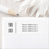 Firmenlogo mit Business-Rücksendeadressen-Aufklebe (Insitu)