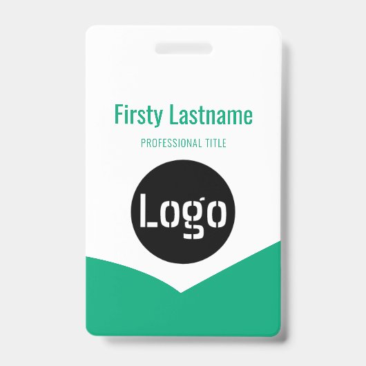 Firmenlogo mit dem Code Ba für die erste und letzt Ausweis (Vorderseite)