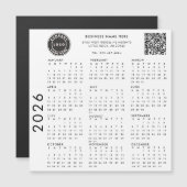 Firmenlogo Mitarbeiter 2024 Kalender Magnetkarte (Vorne/Hinten)