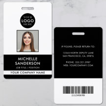 Firmenlogo-Mitarbeiter-Barcode-Mitarbeiter-Foto-ID