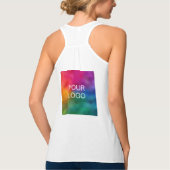 Firmenlogo Mitarbeiter - Doppelseiten von Frauen Tank Top (Rückseite)
