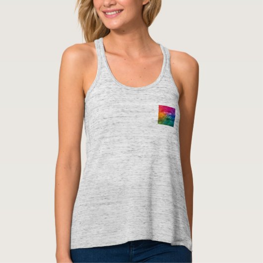 Firmenlogo Mitarbeiter Frauen auf doppelter Seite Tank Top (Vorderseite)