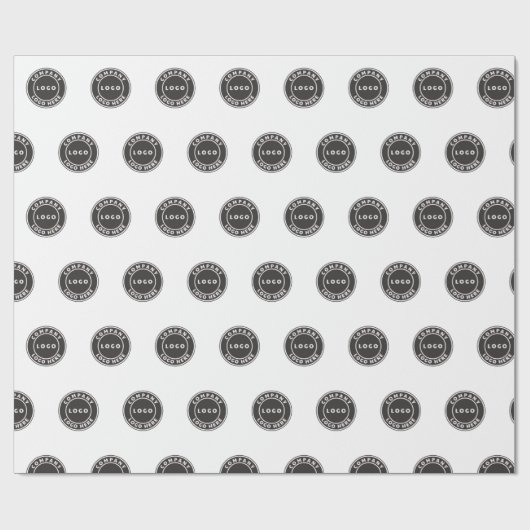 Firmenlogo Mitarbeiter Geschenkpapier (Flach)