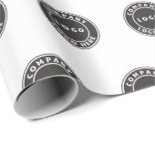 Firmenlogo Mitarbeiter Geschenkpapier (Rolleneckpunkt)