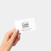 Firmenlogo Mitarbeiter individuell Ausweis (Handheld)