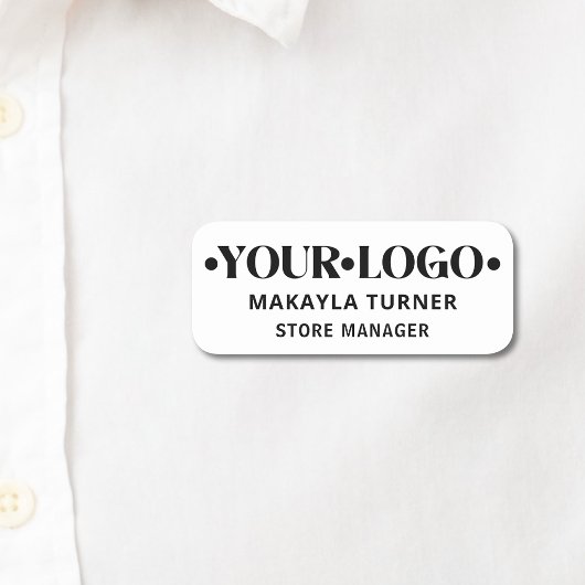 Firmenlogo Mitarbeiter Namensschild