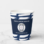 Firmenlogo Mitarbeiter Pappbecher (Vorderseite)