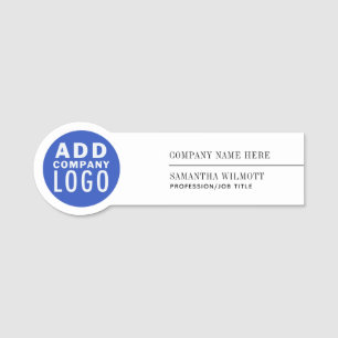 Firmenlogo Mitarbeiter Personal Namensschild