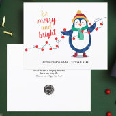 Firmenlogo Mitarbeiter Weihnachtskarte hinzufügen