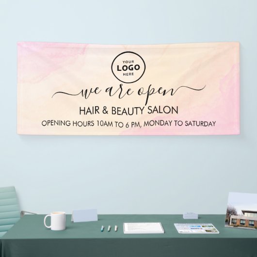 Firmenlogo Modern Beruflich 6' Banner (Messe)