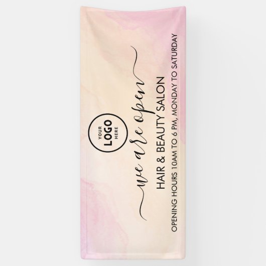 Firmenlogo Modern Beruflich 6' Banner (Vertikal)