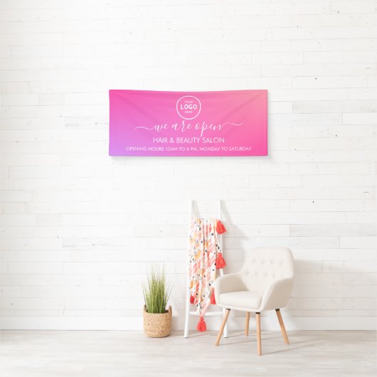 Firmenlogo Modern Beruflich 6' Banner (Insitu)