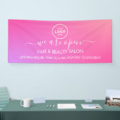 Firmenlogo Modern Beruflich 6' Banner (Messe)