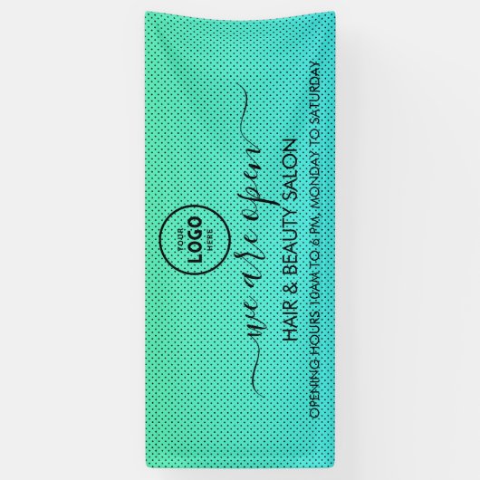 Firmenlogo Modern Beruflich 6' Banner (Vertikal)