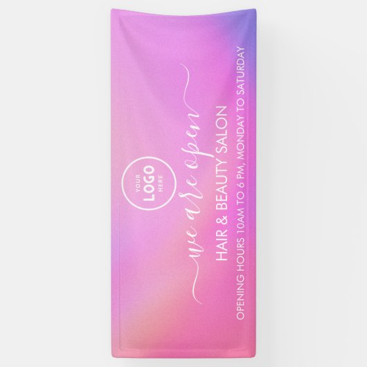 Firmenlogo Modern Beruflich 6' Banner (Vertikal)