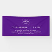 Firmenlogo Modern Beruflich 6' Banner (Horizontal)