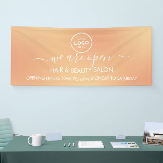 Firmenlogo Modern Beruflich 6' Banner (Messe)