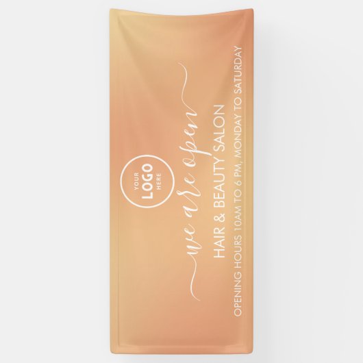 Firmenlogo Modern Beruflich 6' Banner (Vertikal)