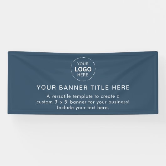 Firmenlogo Modern Beruflich 6' Banner (Horizontal)