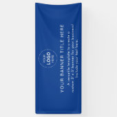 Firmenlogo Modern Beruflich 6' Banner (Vertikal)