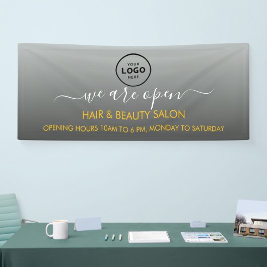 Firmenlogo Modern Beruflich 6' Banner (Messe)