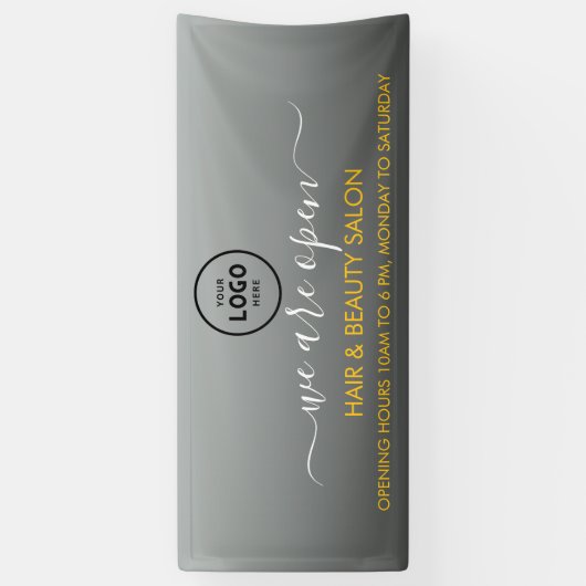 Firmenlogo Modern Beruflich 6' Banner (Vertikal)