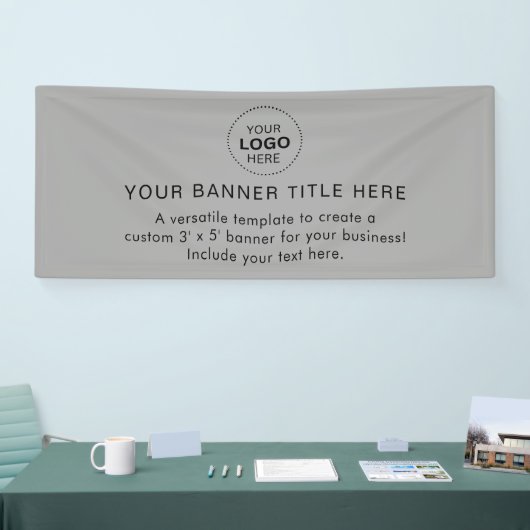 Firmenlogo Modern Beruflich 6' Banner (Messe)