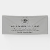 Firmenlogo Modern Beruflich 6' Banner (Horizontal)