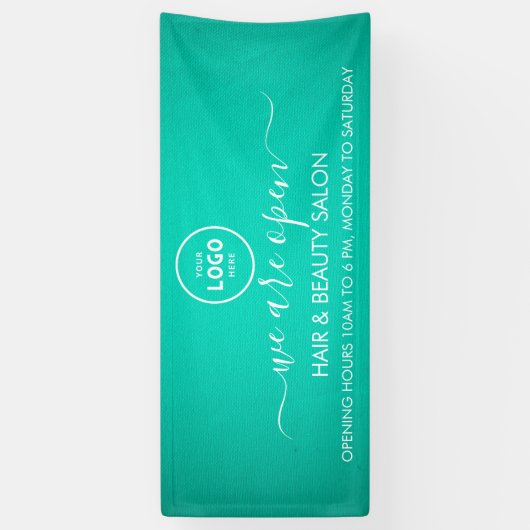 Firmenlogo Modern Beruflich 6' Banner (Vertikal)