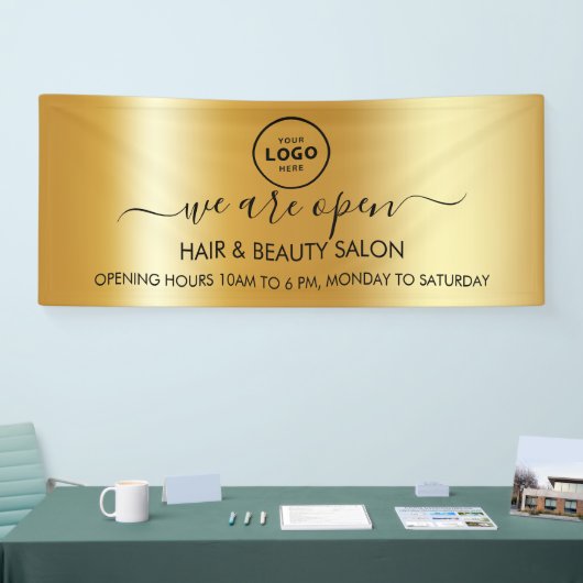 Firmenlogo Modern Beruflich 6' Banner (Messe)