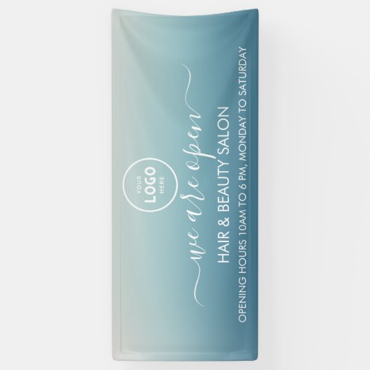 Firmenlogo Modern Beruflich 6' Banner (Vertikal)