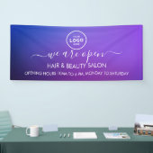 Firmenlogo Modern Beruflich 6' Banner (Messe)