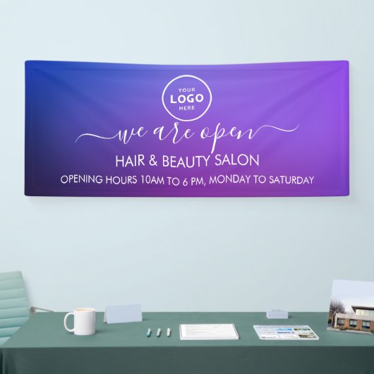 Firmenlogo Modern Beruflich 6' Banner (Messe)