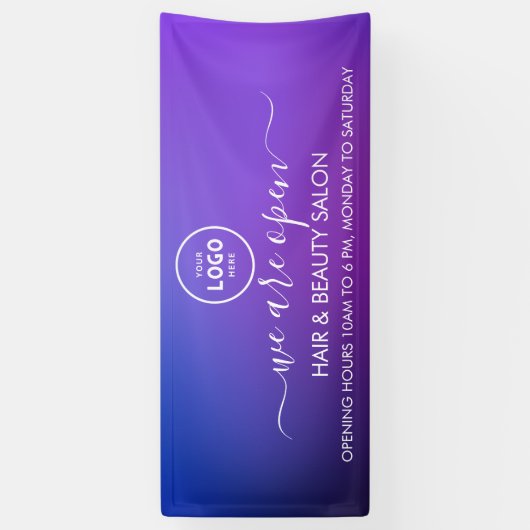 Firmenlogo Modern Beruflich 6' Banner (Vertikal)