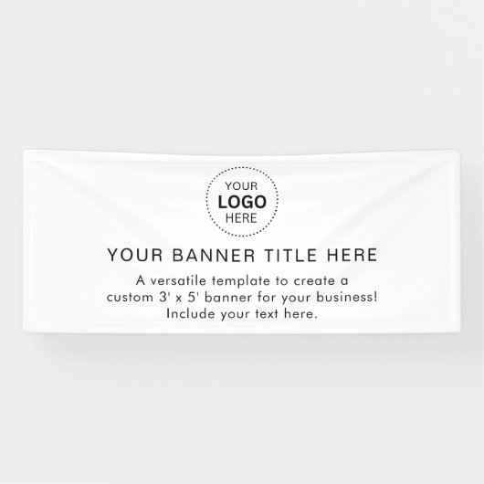 Firmenlogo Modern Beruflich 6' Banner (Horizontal)