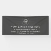 Firmenlogo Modern Beruflich 6' Banner (Horizontal)