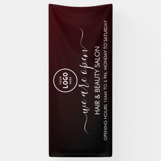 Firmenlogo Modern Beruflich 6' Banner (Vertikal)