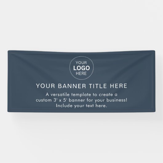 Firmenlogo Modern Beruflich 6' Banner (Horizontal)