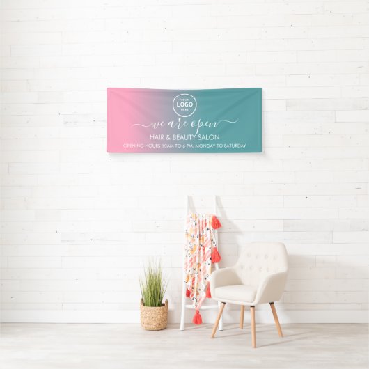 Firmenlogo Modern Beruflich 6' Banner (Insitu)