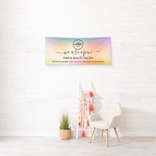 Firmenlogo Modern Beruflich 6' Banner (Insitu)