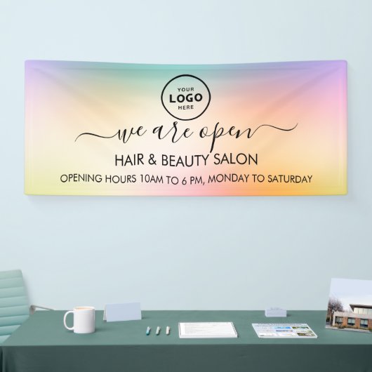 Firmenlogo Modern Beruflich 6' Banner (Messe)