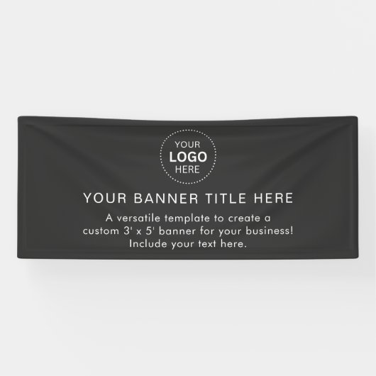 Firmenlogo Modern Beruflich 6' Banner (Horizontal)
