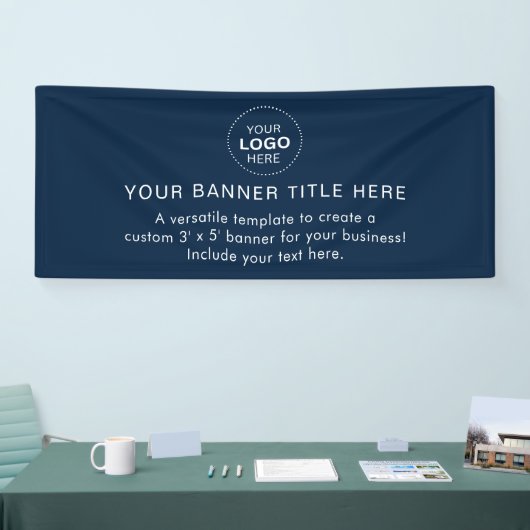 Firmenlogo Modern Beruflich 6' Banner (Messe)