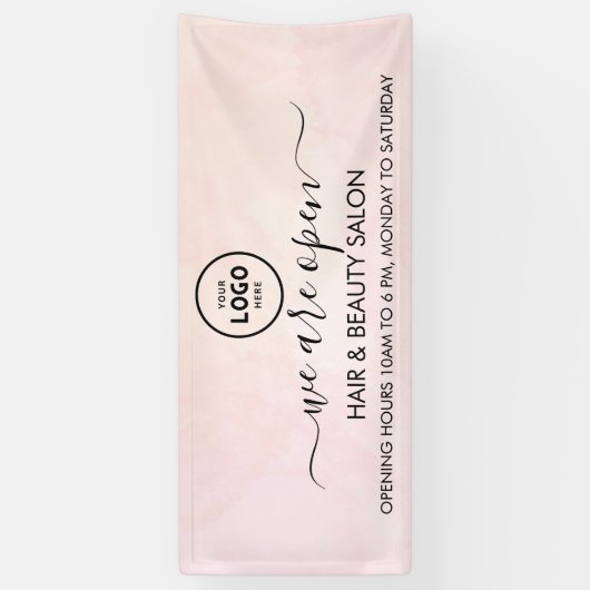 Firmenlogo Modern Beruflich 6' Banner (Vertikal)