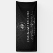 Firmenlogo Modern Beruflich 6' Banner (Vertikal)