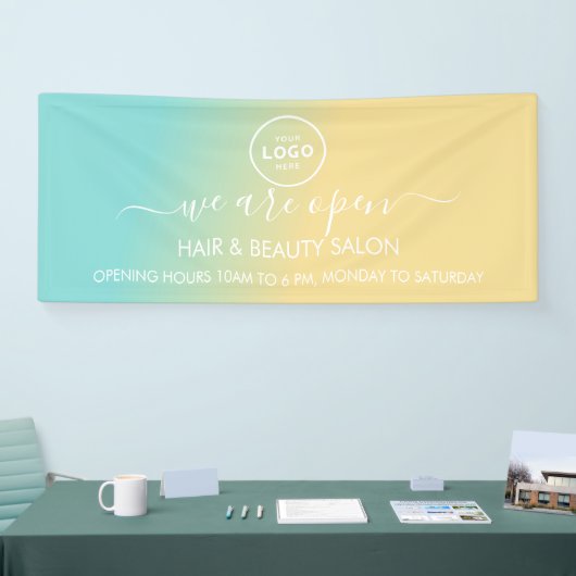 Firmenlogo Modern Beruflich 6' Banner (Messe)