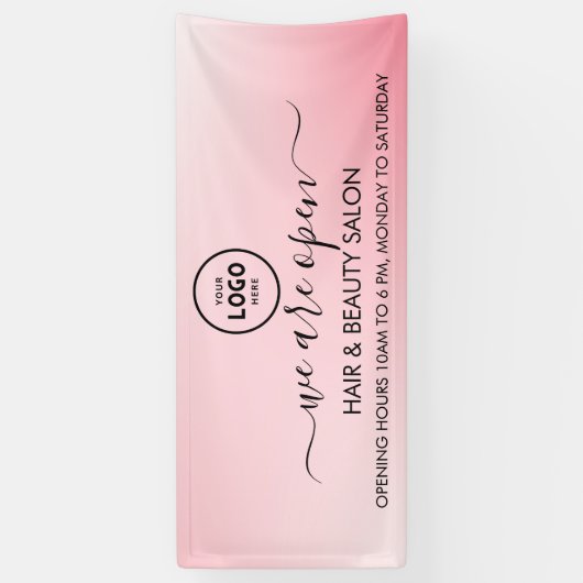 Firmenlogo Modern Beruflich 6' Banner (Vertikal)