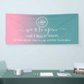 Firmenlogo Modern Beruflich 6' Banner (Messe)