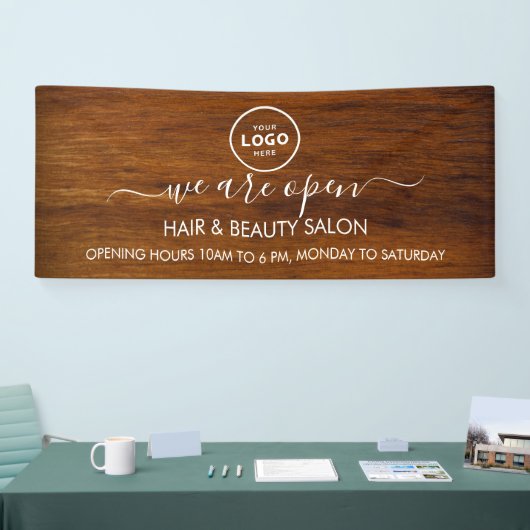 Firmenlogo Modern Beruflich 6' Banner (Messe)